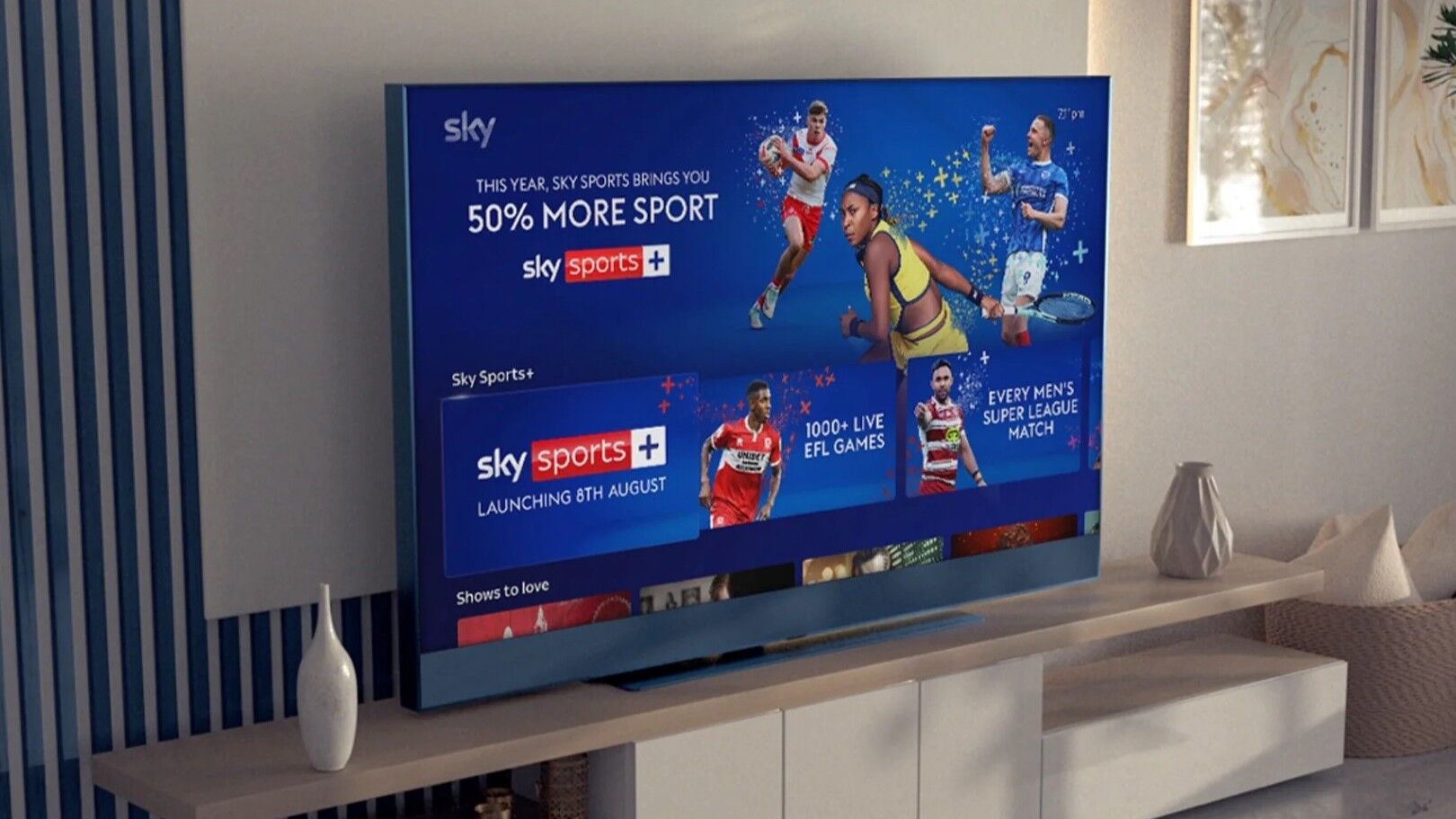 Sky Sports+ is a dedicated channel for sports